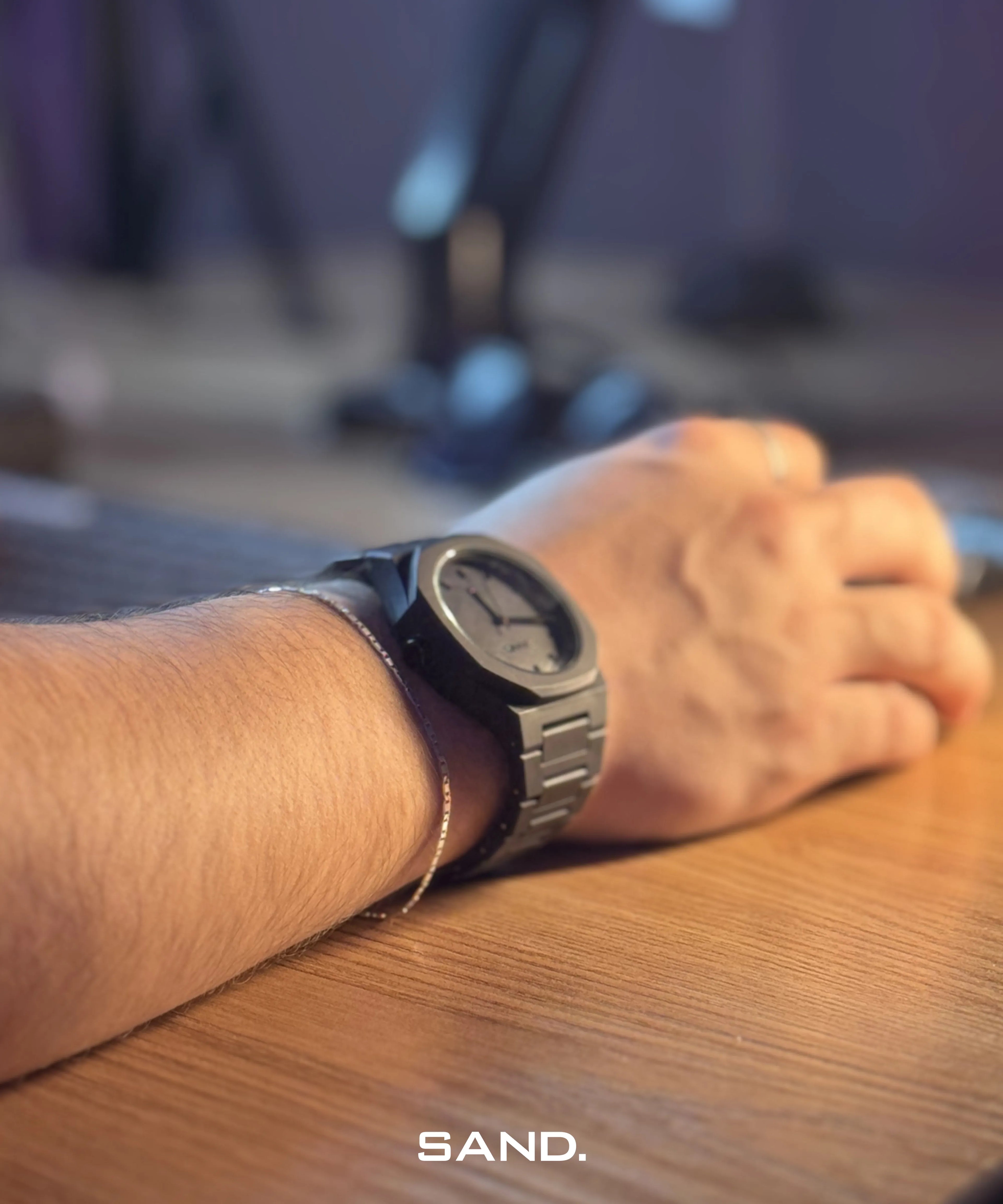 Relógio Sand Polycarbon Black