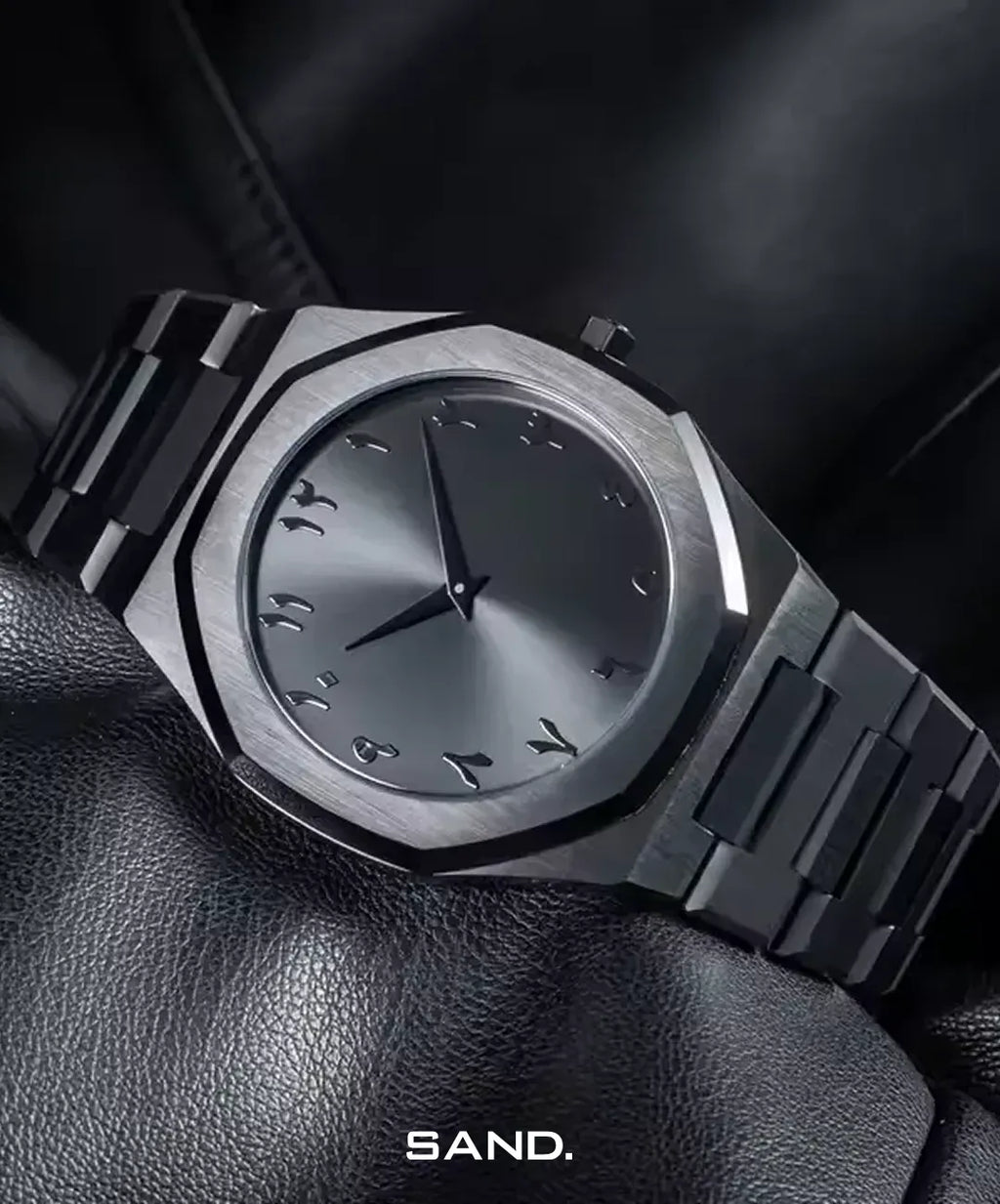 Relógio-Polycarbon-Arabic-Black-Sand