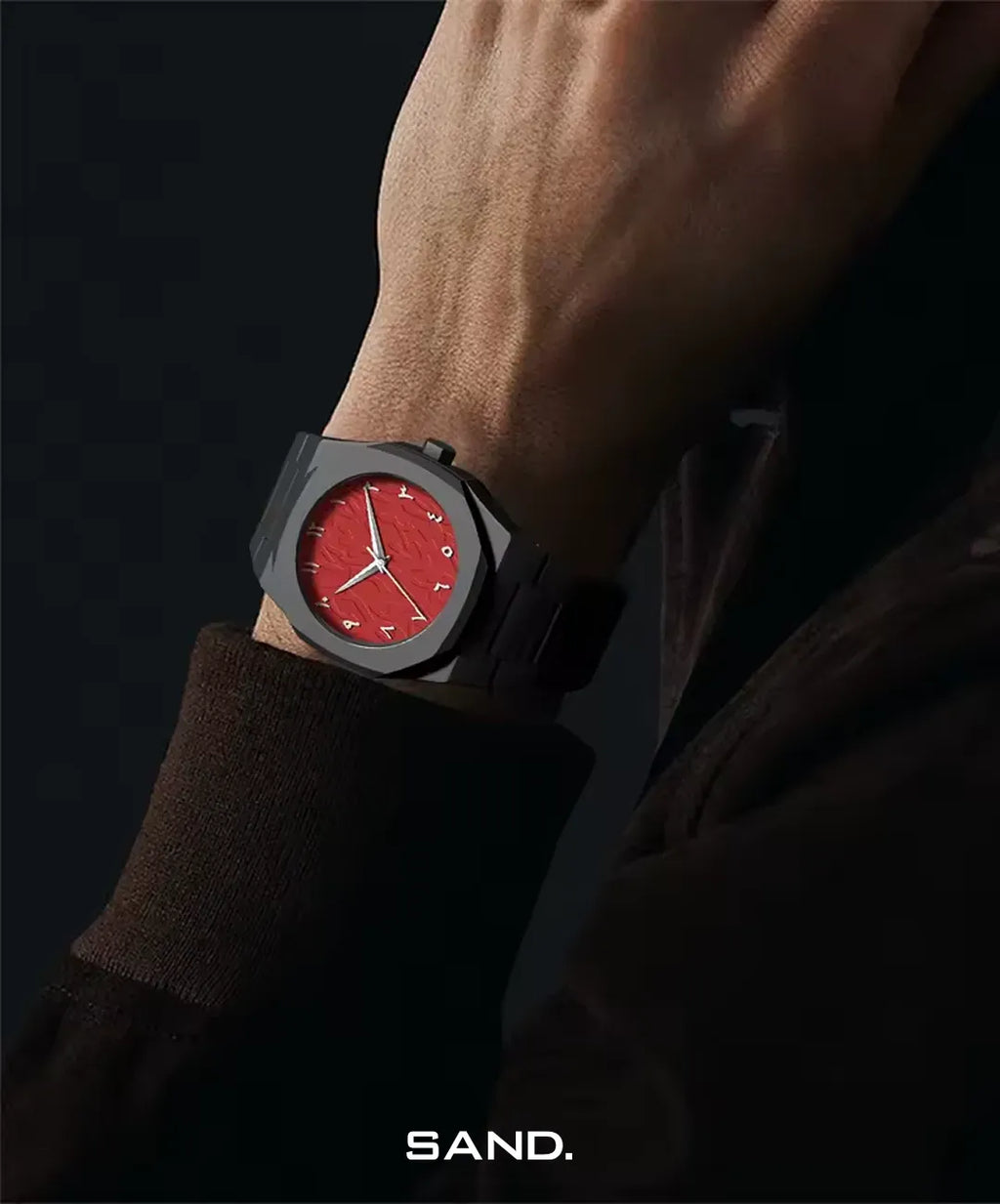 Relógio-Polycarbon-B&R-Arabic-Sand