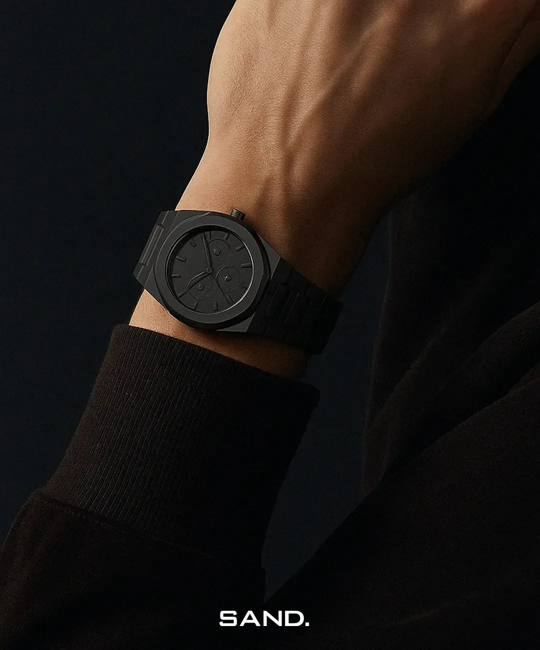 Relógio-Polycarbon-Trident-Black-Sand